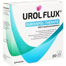 UROL FLUX Irigačná terapia 400,5 mg šumivé tablety, 20 ks