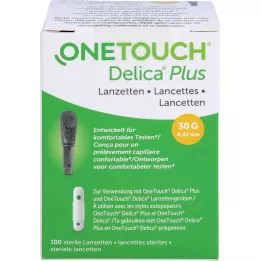 ONE TOUCH Ihlové lancety Delica Plus, 100 ks