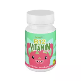 VITAMIN B12 KINDER Žuvacie vegánske tablety, 120 ks