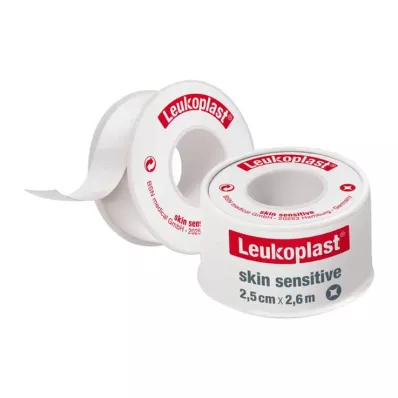 LEUKOPLAST Skin Sensitive 2,5 cmx2,6 m w.protection, 1 ks LEUKOPLAST Skin Sensitive 2,5 cmx2,6 m w.protection, 1 ks