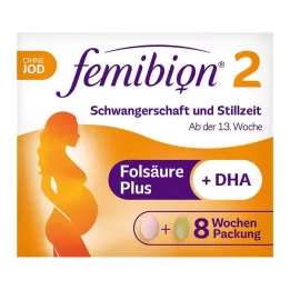 FEMIBION 2 Pregnancy+Lactation bez jódu Kpg, 2X60 ks