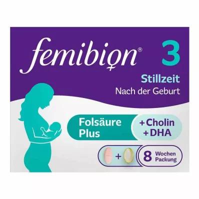 Femibion 3 dojčenie 8-týždňové balenie s 56 tabletami a 56 kapsulami, 2x56 kusov Femibion 3 dojčenie 8-týždňové balenie s 56 tabletami a 56 kapsulami, 2x56 kusov