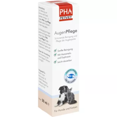 PHA EyeCare kvapky pre psy/mačky, 20 ml