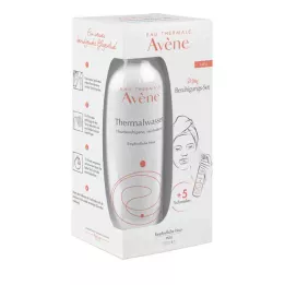 AVENE Termálna voda v spreji 150ml+5 listových masiek, 1p