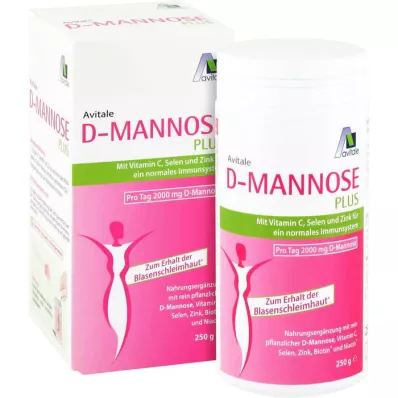 D-MANNOSE PLUS 2000 mg prášok s vitamínmi a minerálmi, 250 g