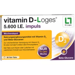 VITAMIN D-LOGES 5 600 I.U. impulzné týždenné depo KTA, 30 ks