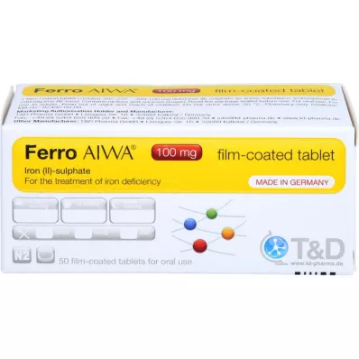 FERRO AIWA 100 mg filmom obalené tablety, 50 ks
