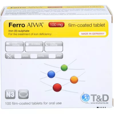 FERRO AIWA 100 mg filmom obalené tablety, 100 ks