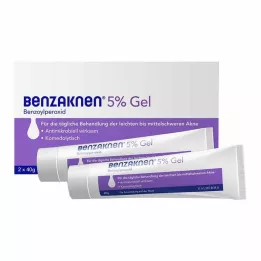 BENZAKNEN 5% gél, 2X40 g