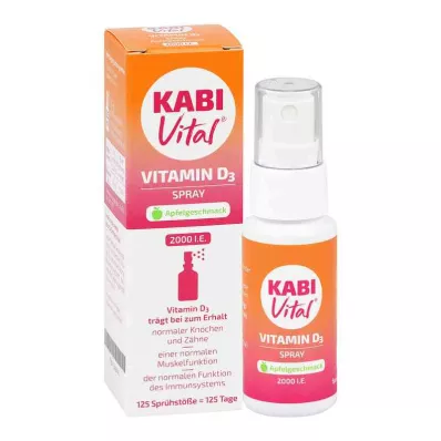Kabivital 2 000 t.j.D3 Sprej s jablkovou príchuťou (25 ml)
