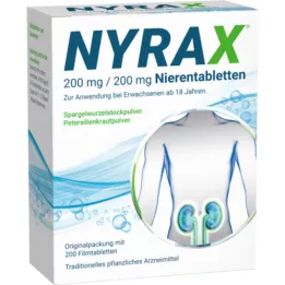 NYRAX 200 mg/200 mg obličkové tablety, 200 ks
