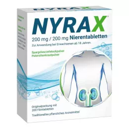 NYRAX 200 mg/200 mg obličkové tablety, 200 ks