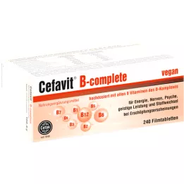 CEFAVIT B-kompletné filmom obalené tablety, 240 ks