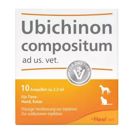 Ubiquinone compositum ad us.veterinár.Ampulky, 10 ks