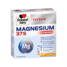 DOPPELHERZ Magnézium 375 Liquid system drinking amp., 30 ks