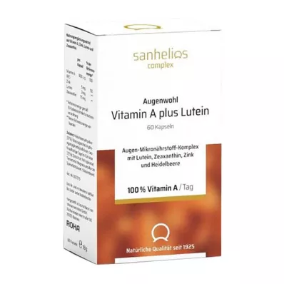 SANHELIOS Augenwohl Vitamin A plus Lutein Capsules, 60 kapsúl