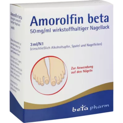 AMOROLFIN beta 50 mg/ml lak na nechty s obsahom účinnej látky, 3 ml