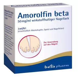 AMOROLFIN beta 50 mg/ml lak na nechty s obsahom účinnej látky, 3 ml