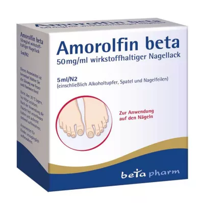 AMOROLFIN beta 50 mg/ml lak na nechty s obsahom účinnej látky, 5 ml AMOROLFIN beta 50 mg/ml lak na nechty s obsahom účinnej látky, 5 ml