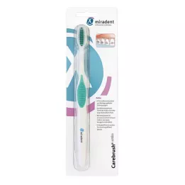 Miradent Carebrush orto zubná kefka biela / zelená, 1 ks