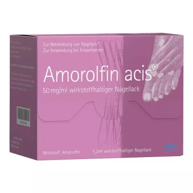 Amorolfin acis® 50 mg/ml aktívny lak na nechty, 3 ml Amorolfin acis® 50 mg/ml aktívny lak na nechty, 3 ml