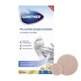 WARTNER Náplasti proti bradaviciam, 24 ks