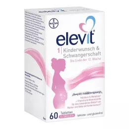 ELEVIT 1 plodnosť &amp; tehotenské tablety, 1X60 ks