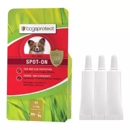 BOGAPROTECT SPOT-ON Pes XS, 3X0,7 ml