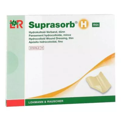 Suprasorb H hydrokoloidný obväz tenký 10x10 cm, 10 kusov Suprasorb H hydrokoloidný obväz tenký 10x10 cm, 10 kusov