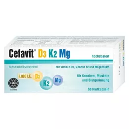 CEFAVIT D3 K2 Mg 4 000 I.U. tvrdé kapsuly, 60 ks