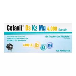 CEFAVIT D3 K2 Mg 4 000 I.U. tvrdé kapsuly, 100 ks