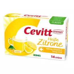 CEVITT Imunitný horúci citrón klasický granulát, 14 ks