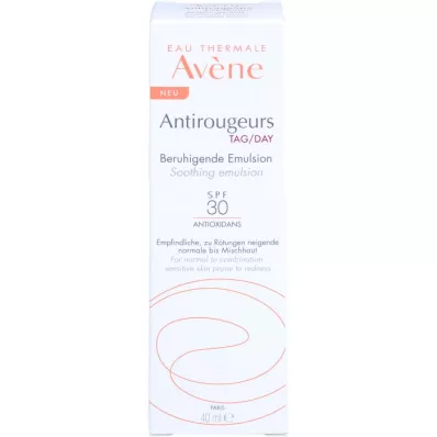 AVENE Denná upokojujúca emulzia Antirougeurs SPF 30, 40 ml