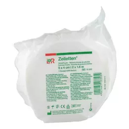 ZELLETTEN Tampón 4x5 cm so zníženým obsahom baktérií, 500 ks