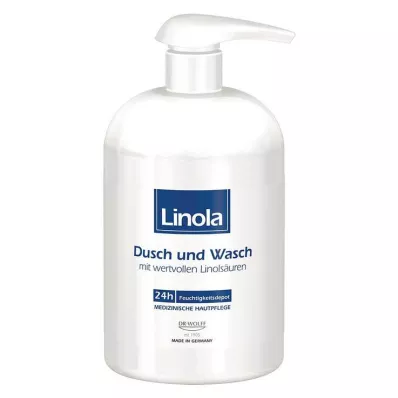 LINOLA Sprcha a umývanie s dávkovačom, 500 ml