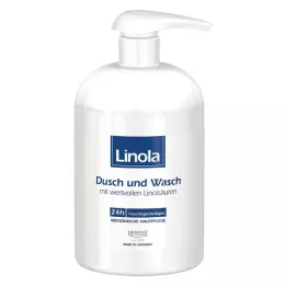 LINOLA Sprcha a umývanie s dávkovačom, 500 ml