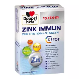 DOPPELHERZ Zinc Immune Depot system Tablets, 100 kapsúl