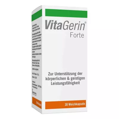 VITA GERIN Forte mäkké kapsuly, 30 ks VITA GERIN Forte mäkké kapsuly, 30 ks