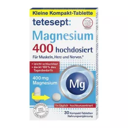 TETESEPT Magnézium 400 tabliet s vysokou dávkou, 30 ks