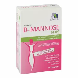 D-MANNOSE PLUS 2000 mg tablety s vitamínmi a minerálmi, 60 ks