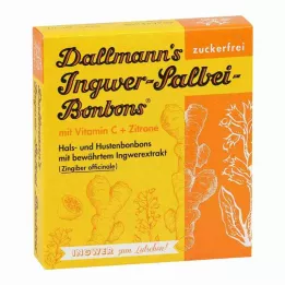 DALLMANNS Zázvorové šalviové cukríky, 37 g