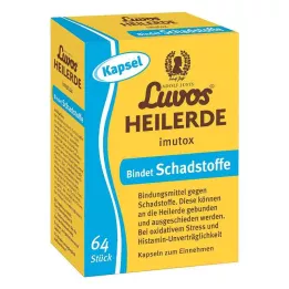LUVOS Liečivé ílové kapsule imutox, 64 ks