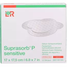 SUPRASORB P citlivé PU-Schaumv.sacr.bor.17x17,5, 10 ks