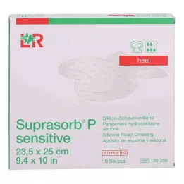 Suprasorb P sensitive PU-penová päta bór.23,5x25, 10 ks