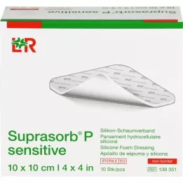 SUPRASORB P sensitive PU-Pena v.non-bor.10x10cm, 10 ks