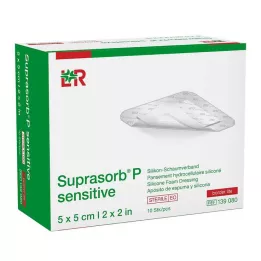 Suprasorb P sensitive PU-Schaumv.bor.lite 5x5cm, 10 ks