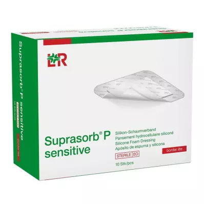 Suprasorb P sensitive PU-Schaumv.bor.lite 10x10cm, 10 ks Suprasorb P sensitive PU-Schaumv.bor.lite 10x10cm, 10 ks