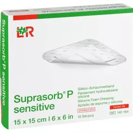 SUPRASORB P sensitive PU-Pena v.bor.lite 15x15cm, 10 ks