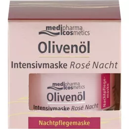 OLIVENÖL INTENSIVMASKE Ružový nočný krém, 50 ml