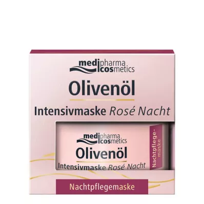 Olivový olej Intenzívna maska s ružovým nočným krémom, 50 ml Olivový olej Intenzívna maska s ružovým nočným krémom, 50 ml